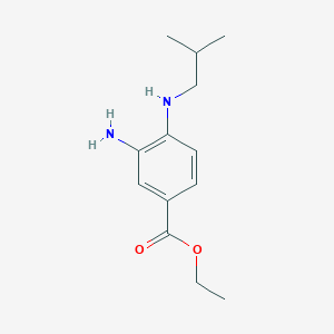 Ethyl 3-amino-4-(isobutylamino)benzoate
