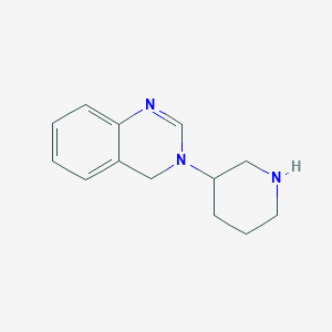 molecular formula C13H17N3 B13972917 3-(Piperidin-3-yl)-3,4-dihydroquinazoline 