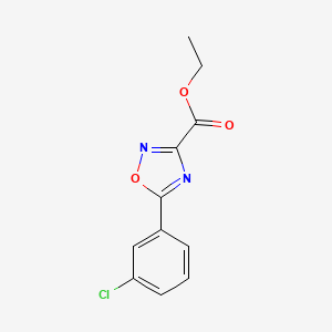 Ethyl 5-(3-chlorophenyl)-1,2,4-oxadiazole-3-carboxylate