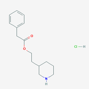 2-(3-Piperidinyl)ethyl 2-phenylacetate hydrochloride