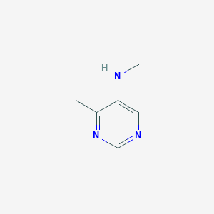 molecular formula C6H9N3 B13972963 N,4-dimethylpyrimidin-5-amine 