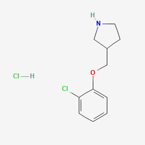 3-[(2-Chlorophenoxy)methyl]pyrrolidine hydrochloride