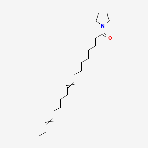 molecular formula C22H39NO B13972980 N-octadec-9,15-dienoylpyrrolidine CAS No. 56630-65-0