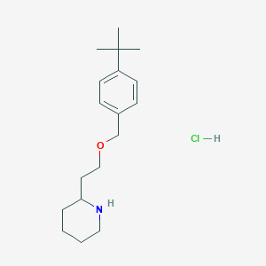 2-(2-{[4-(tert-Butyl)benzyl]oxy}ethyl)piperidine hydrochloride