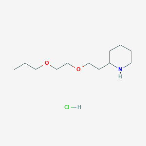 2-[2-(2-Propoxyethoxy)ethyl]piperidine hydrochloride