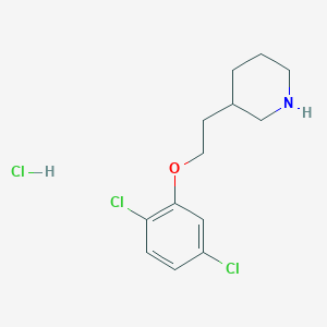 3-[2-(2,5-Dichlorophenoxy)ethyl]piperidine hydrochloride