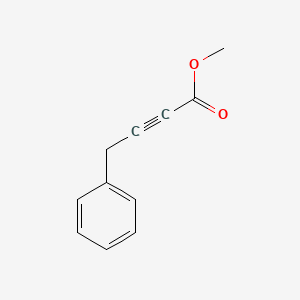 molecular formula C11H10O2 B13973469 Methyl 4-phenylbut-2-ynoate CAS No. 73845-38-2