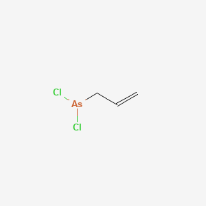 molecular formula C3H5AsCl2 B13973505 Arsine, allyldichloro- CAS No. 64047-01-4