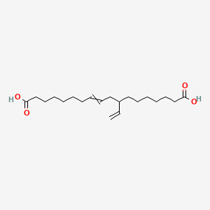 molecular formula C20H34O4 B13973631 11-Ethenyloctadec-8-enedioic acid CAS No. 114293-16-2