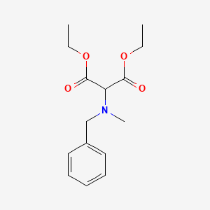 molecular formula C15H21NO4 B13973653 Diethyl 2-(benzyl(methyl)amino)propanedioate 
