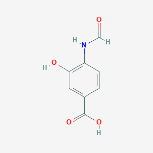 molecular formula C8H7NO4 B13973717 4-Formamido-3-hydroxybenzoic acid 