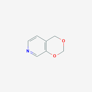 molecular formula C7H7NO2 B13973727 2H,4H-[1,3]Dioxino[4,5-c]pyridine CAS No. 254-30-8