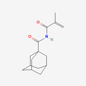 molecular formula C15H21NO2 B13973755 N-methacryloyladamantane-1-carboxamide 
