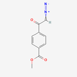 molecular formula C10H8N2O3 B13973788 Methyl 4-(2-diazoacetyl)benzoate CAS No. 22744-13-4