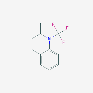 molecular formula C11H14F3N B13973801 N-isopropyl-2-methyl-N-(trifluoromethyl)aniline 