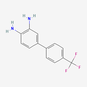 molecular formula C13H11F3N2 B13973825 4'-(Trifluoromethyl)-3,4-biphenyldiamine 