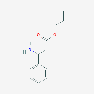 molecular formula C12H17NO2 B13973884 n-Propyl 3-amino-3-phenylpropionate CAS No. 622830-41-5