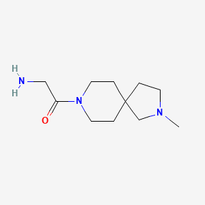 molecular formula C11H21N3O B13973937 2-Amino-1-(2-methyl-2,8-diazaspiro[4.5]decan-8-yl)ethanone 
