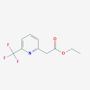 molecular formula C10H10F3NO2 B13973954 (6-Trifluoromethyl-pyridin-2-yl)-acetic acid ethyl ester 