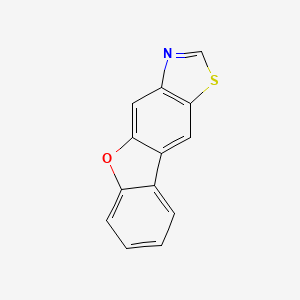 molecular formula C13H7NOS B13974120 [1]Benzofuro[2,3-f][1,3]benzothiazole CAS No. 243-04-9