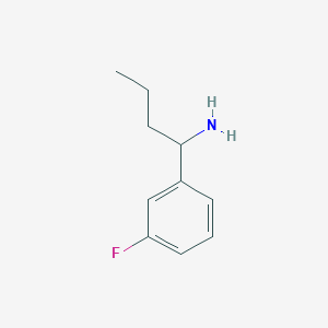 molecular formula C10H14FN B1397414 1-(3-Fluorophenyl)butan-1-amine CAS No. 708253-47-8