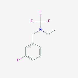 molecular formula C10H11F3IN B13974192 N-(3-iodobenzyl)-N-(trifluoromethyl)ethanamine 