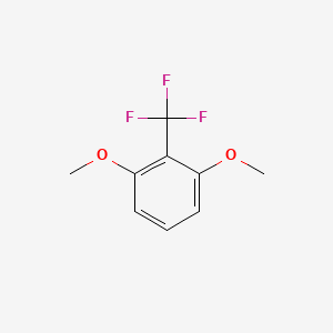 molecular formula C9H9F3O2 B13974316 1,3-Dimethoxy-2-(trifluoromethyl)benzene CAS No. 106877-43-4