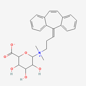 molecular formula C26H29NO6 B13974366 Cyclobenzaprine b-D-glucuronide 