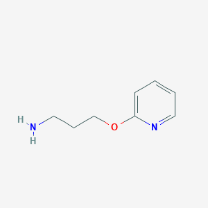 molecular formula C8H12N2O B139744 3-(Pyridin-2-yloxy)propan-1-amine CAS No. 125767-31-9