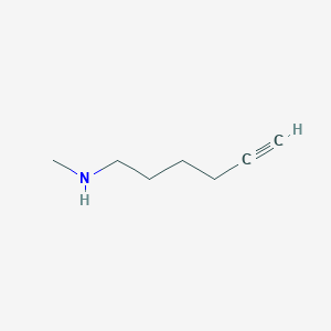 molecular formula C7H13N B13974436 N-methyl-5-Hexyn-1-amine 