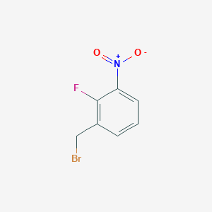 molecular formula C7H5BrFNO2 B1397444 1-(Bromomethyl)-2-fluoro-3-nitrobenzene CAS No. 946125-65-1