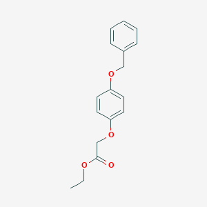 molecular formula C17H18O4 B139750 Ethyl [4-(Benzyloxy)phenoxy]acetate CAS No. 142717-44-0