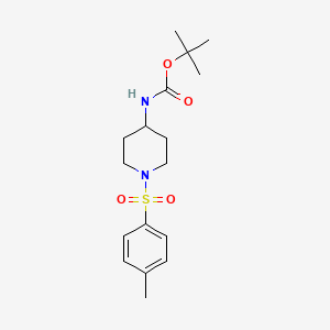 molecular formula C17H26N2O4S B13975160 Tert-butyl {1-[(4-methylphenyl)sulfonyl]piperidin-4-yl}carbamate CAS No. 1152430-28-8