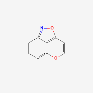 molecular formula C9H5NO2 B13975357 Pyrano[4,3,2-cd][2,1]benzoxazole CAS No. 89381-25-9