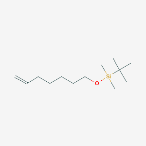 molecular formula C13H28OSi B13975374 tert-Butyl(hept-6-en-1-yloxy)dimethylsilane CAS No. 166194-76-9
