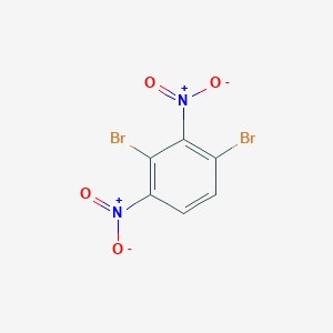 molecular formula C6H2Br2N2O4 B13975389 1,3-Dibromo-2,4-dinitrobenzene 