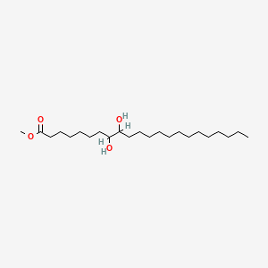 molecular formula C23H46O4 B13975403 Methyl 8,9-dihydroxydocosanoate CAS No. 56555-06-7