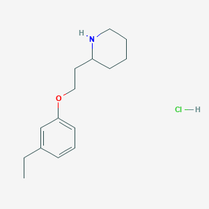 2-[2-(3-Ethylphenoxy)ethyl]piperidine hydrochloride