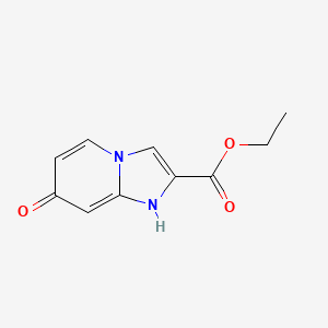 molecular formula C10H10N2O3 B13975484 Ethyl 7-hydroxyimidazo[1,2-a]pyridine-2-carboxylate 