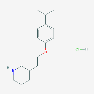 3-[2-(4-Isopropylphenoxy)ethyl]piperidine hydrochloride
