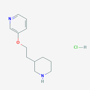 3-[2-(3-Pyridinyloxy)ethyl]piperidine hydrochloride
