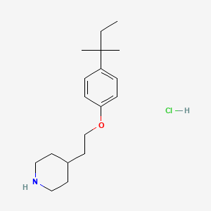 4-{2-[4-(tert-Pentyl)phenoxy]ethyl}piperidine hydrochloride
