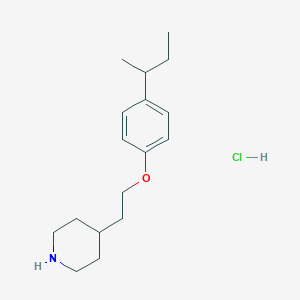 4-{2-[4-(sec-Butyl)phenoxy]ethyl}piperidine hydrochloride