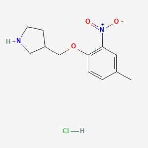 3-[(4-Methyl-2-nitrophenoxy)methyl]pyrrolidine hydrochloride