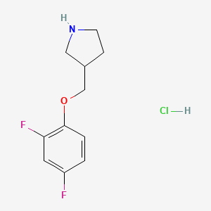 3-[(2,4-Difluorophenoxy)methyl]pyrrolidine hydrochloride