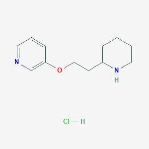 2-[2-(3-Pyridinyloxy)ethyl]piperidine hydrochloride