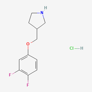 3-[(3,4-Difluorophenoxy)methyl]pyrrolidine hydrochloride