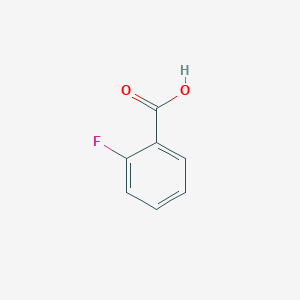 molecular formula C7H5FO2 B139757 2-Fluorobenzoic acid CAS No. 445-29-4
