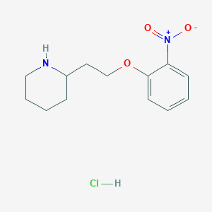 2-[2-(2-Nitrophenoxy)ethyl]piperidine hydrochloride
