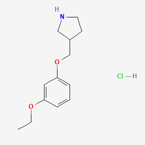 3-[(3-Ethoxyphenoxy)methyl]pyrrolidine hydrochloride